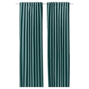 velvet Curtains + 2 matching pillow covers